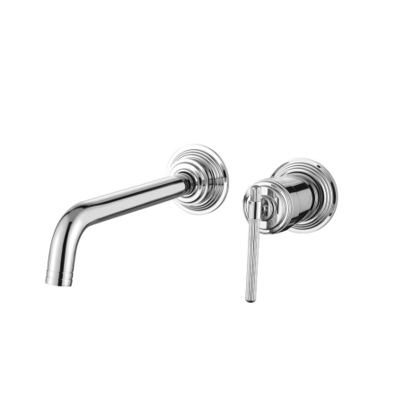 Смеситель для умывальника из стены, ETERNA CHROME 175-CR