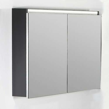 Зеркальный шкаф с подстветкой 80 см ArmadiArt Vallessi 547-A matt