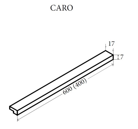 Ручки CARO бронза (комплект, 2шт) 887-BR