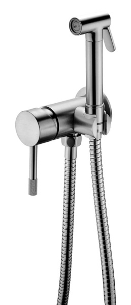 Смеситель гигиенический, Uno. INOX 467-INOX