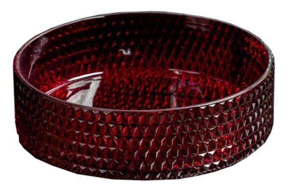 Раковина накладная хрустальная Ø39 см ArmadiArt NeoArt 817-R