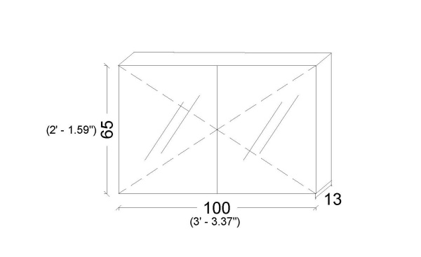 Зеркальный шкаф с подстветкой 100 см ArmadiArt Vallessi 546-A matt