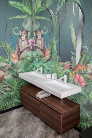 Раковина 140 см ArmadiArt Flat 859-140-2 продается только в комплекте с тумбой