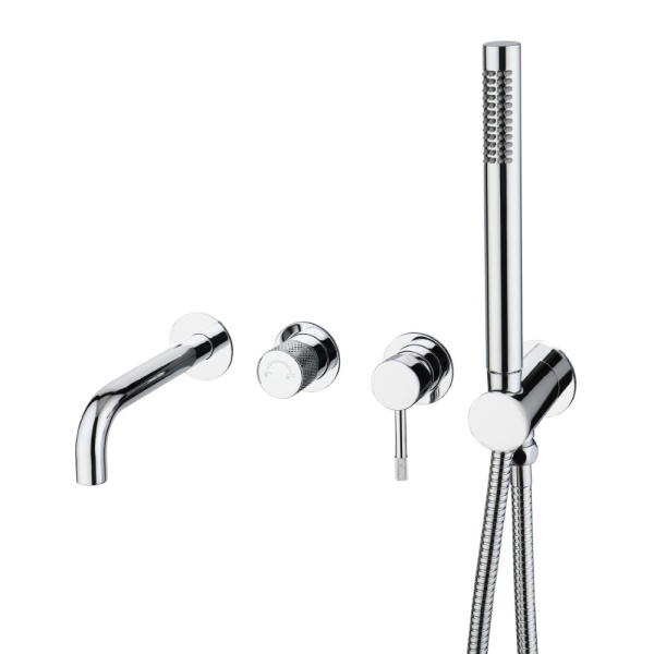 Смеситель для ванны Boheme Uno 464-3-CR