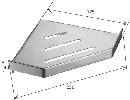 Полка угловая Boheme New Venturo 10318-CB