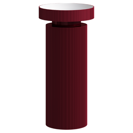 Раковина Ø40 см на пьедестале ArmadiArt Sole Corian 801-R-BUR+801-Base-R-BUR