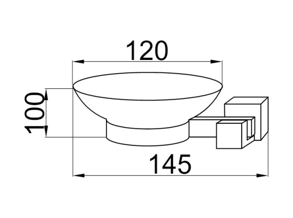 Мыльница Boheme Venturo 10303