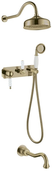 Встраиваемая душевая система Boheme Medici 308-MR-W