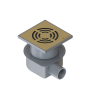 Душевой трап 10х10 см ArmadiArt Smart Design 984-10-MG