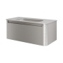 Тумба с раковиной VOI 100CM STONEFINISH STONE GREY (Комплект)