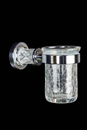 Стакан для зубных щеток Boheme Murano Cristal 10904-CRST-CH