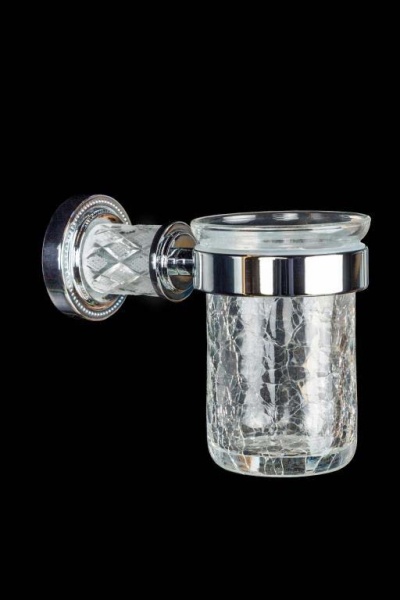 Стакан для зубных щеток Boheme Murano Cristal 10904-CRST-CH