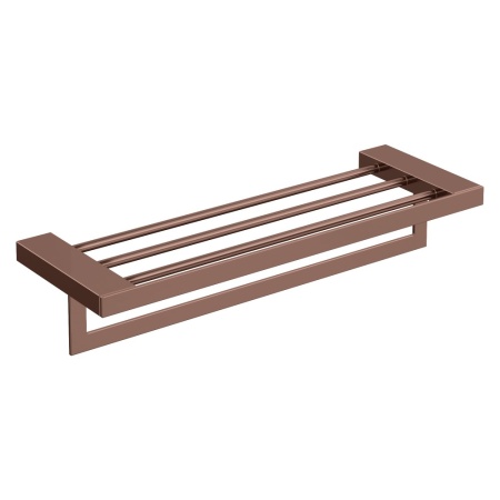 Полка для полотенец Qubic Copper Brushed 10737-CB