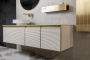 Раковина накладная Ø40 см ArmadiArt Sole Corian 801-R-MW