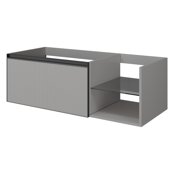 Тумба под раковину 120 см ArmadiArt Quatro 6 790-M6-120-L-RIB-A