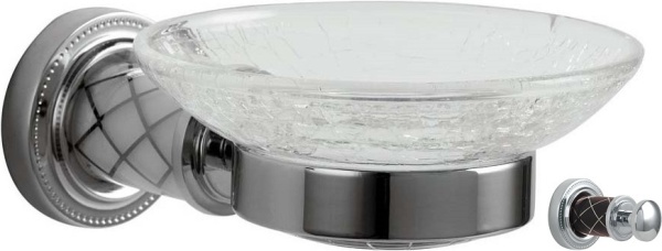 Мыльница Boheme Murano 10903-CH-CR