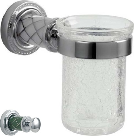 Стакан для зубных щеток Boheme Murano 10904-GR-CR