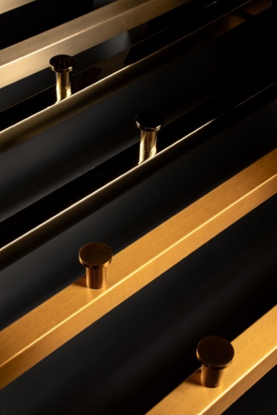 Полотенцесушитель электрический 2-трубы квадратный BRONZE 728-BR