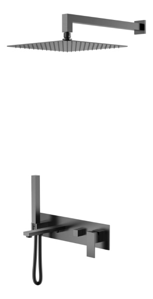 Встраиваемая душевая система Boheme Qubic 474-GM