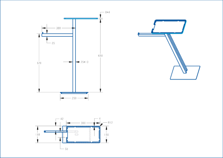 Стойка Boheme 10952-MG