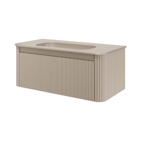 Тумба c раковиной VOI рифл. 100см DAPHNE без отверстия