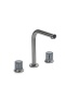 Смеситель из стены AURA на 3 отв. GUN METAL ELEGANTE GREY 152-GM-EL-GREY
