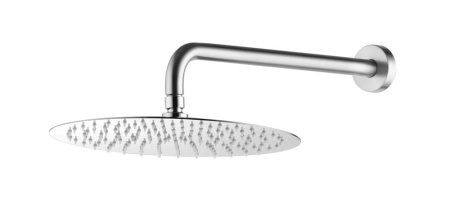Верхний душ с кронштейном UNO Chrome 30cm  латунь 422-TOP-CR