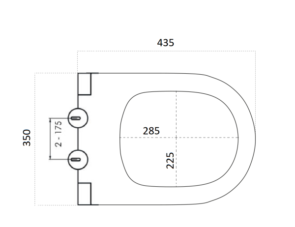 Сиденье для унитаза Boheme Avva 976-W