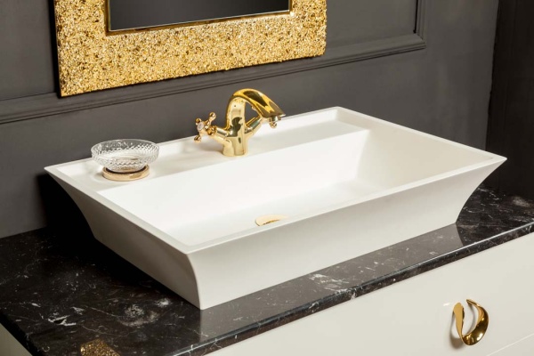 Раковина накладная Ø40 см ArmadiArt NeoArt 811-m