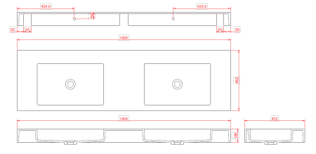 Раковина ArmadiArt Flat 888-140 продается только в комплекте с тумбой
