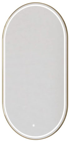 Зеркало с подсветкой 60х110 см ArmadiArt Modern 568-G-MDF