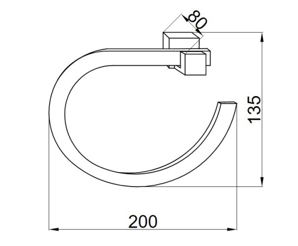 Держатель полотенец Boheme Venturo 10306