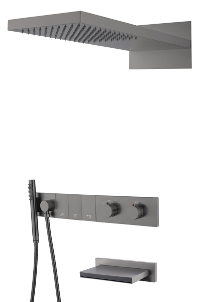 Встраиваемая душевая система Boheme Zodiac 133-2-GM