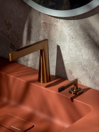 Смеситель Boheme Duo для раковины, 2х-позиционный COPPER BRUSHED 161-CB