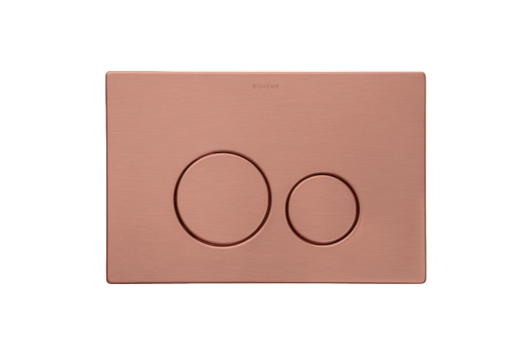 Кнопка для инсталляции, нерж.сталь COPPER BRUSHED ультраплоская 649-CB