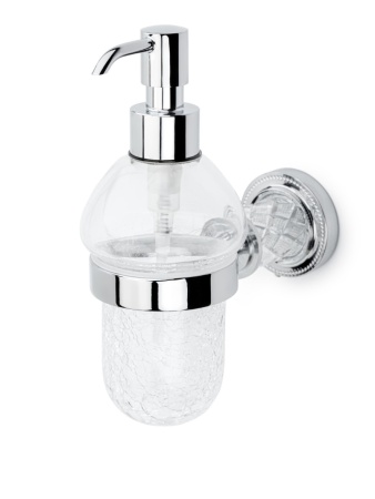 Дозатор жидкого мыла Boheme Murano Cristal 10912-CRST-CH