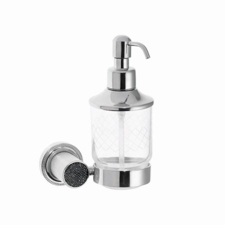 Дозатор жидкого мыла Boheme Royal Cristal 10932-CR-B