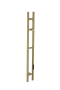 Полотенцесушитель электрический 2-трубы круглый MATT GOLD 729-MG