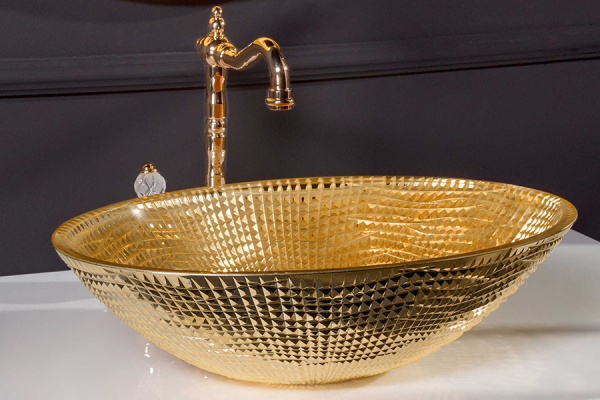 Раковина накладная хрустальная 51 см ArmadiArt NeoArt 814