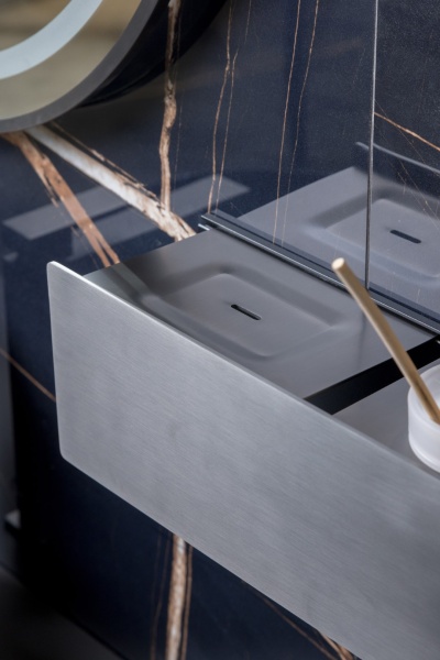 Полка с 2 крючками Boheme Space 10966-GM