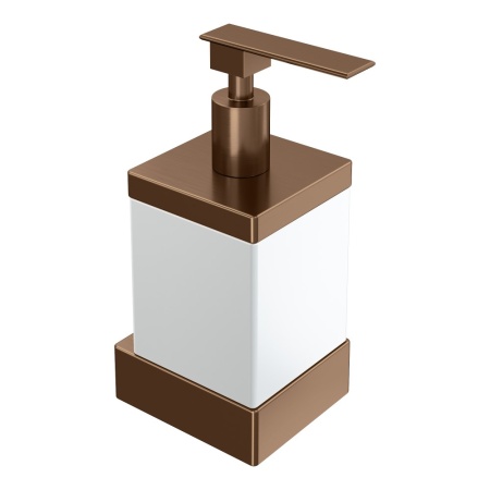 Диспенсер настенный Qubic Brushed Bronze 10727-BRB