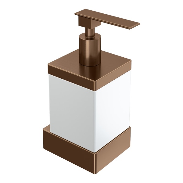 Диспенсер настенный Qubic Brushed Bronze 10727-BRB