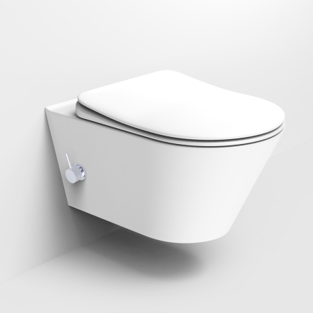 Унитаз подвесной с функцией биде Boheme Avva 972-2-MW