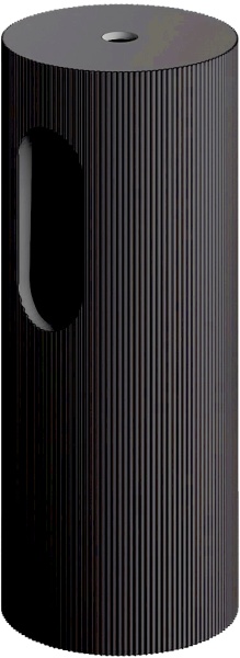 Пьедестал для раковины Ø30 см ArmadiArt Sole Corian 801-Base-Rib-A