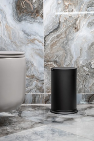 Ведро для мусора с вращающейся крышкой Black 10916-B