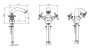 Смеситель для раковины Boheme Tradizionale 271-Ceramic