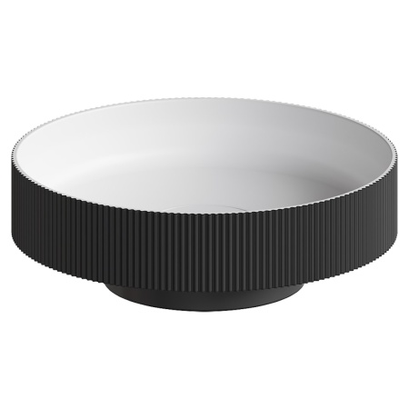 Раковина накладная Ø40 см ArmadiArt Sole Corian 801-R-A