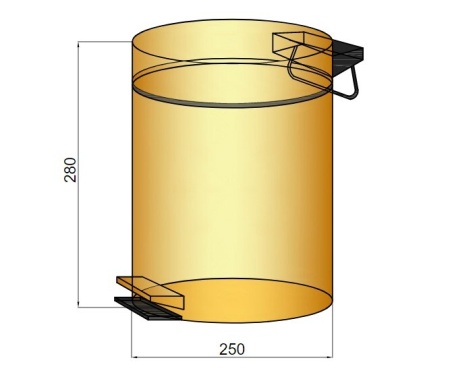 Ведро для мусора Boheme Imperiale 10426