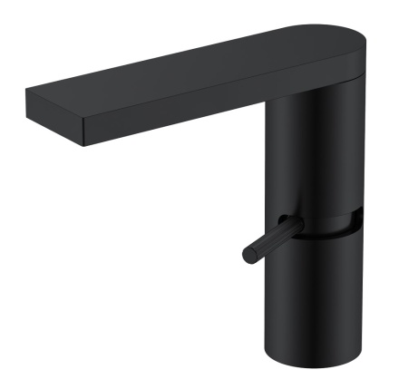 Смеситель для раковины прогрессивный Stella Black 155-B