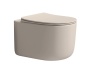 Flow подвесной унитаз LATTE SOFT с крышкой, функция Торнадо 969-SET-D